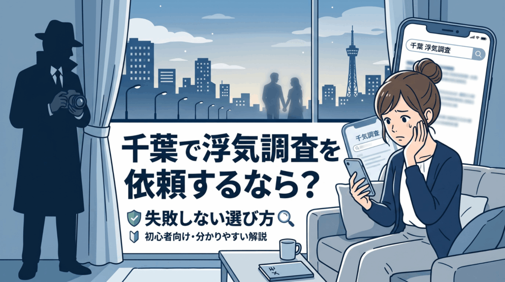 千葉で浮気調査を検討する人